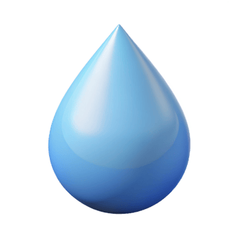 alluring futuristic Minimal, geometric depiction of a droplet. Flat color with Scalable Design. premium png