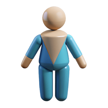 extraordinary minimalist Geometric representation of a human figure. Minimal, flat color. with Scalable Design. perfect clarity png