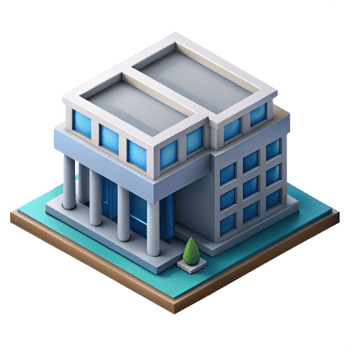 extraordinary gothic Isometric projection of a building. Crisp edges, geometric with Scalable Design. luxury png