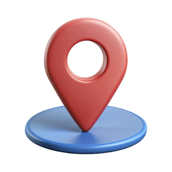 impressive melancholic elegant Location pin icon with a circular base. Single-weight stroke, flat color, with Scalable Design. original png