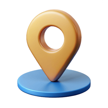 melancholic splendid Location pin icon with a circular base. Single-weight stroke, flat color, with Scalable Design. fine detail png