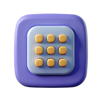 distinguished tropical Phone icon with a keypad. Symmetrical design, flat color, minimal with Scalable Design. impeccable png