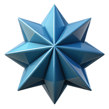 radiant impressionist Radiating triangles from a center, crisp edges, geometric, with Scalable Design. authentic png