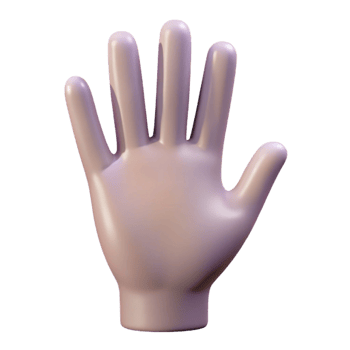 extraordinary traditional Symmetrical silhouette of a human hand. Clean lines, minimal design with Scalable Design. crisp png