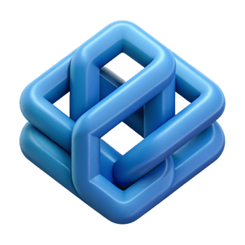 dreamy elegant Interlocking geometric shapes forming a cube. Crisp edges, flat color, minimal design with Scalable Design. genuine png