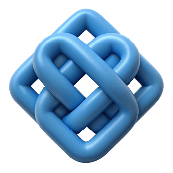 extraordinary timeless Interlocking geometric shapes forming a cube. Crisp edges, flat color, minimal design with Scalable Design. png
