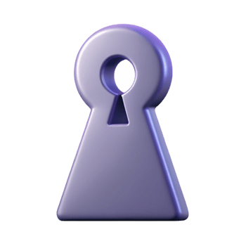reflective fascinating A simple keyhole shape with a single-weight stroke. Minimal design, flat color, with Scalable Design. handcrafted png