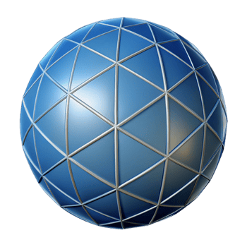 hypnotic passionate abstract Geometric outline of a sphere. Clean lines, with Scalable Design. professional png