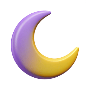 immaculate timeless A simple crescent moon icon with a single-weight stroke. Minimal design, flat color, with Scalable Design. png