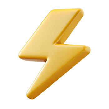 beautiful elegant Three connected lines forming a lightning bolt. Crisp edges, flat color, minimal design with Scalable Design. fine detail png