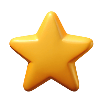picturesque tranquil artistic A simple star icon with a single-weight stroke. Minimal design, flat color, with Scalable Design. handcrafted png
