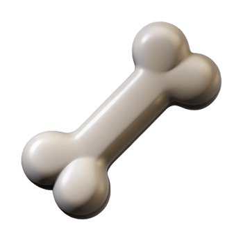 gorgeous contemporary Minimal outline of a dog bone. Clean lines, with Scalable Design. refined png
