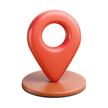 harmonious radiant Scalable flat color location pin with clean lines with Scalable Design. museum quality png