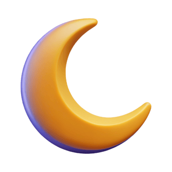 picturesque elegant Scalable crescent moon icon with clean lines and flat color. Single-weight stroke with Scalable Design. impeccable png