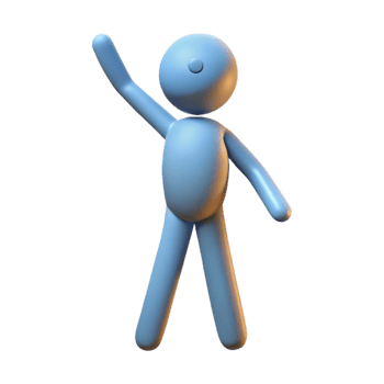 glorious celebrated Waving stick figure with circular head. Single-weight stroke, minimal design, clean lines with Scalable Design. png