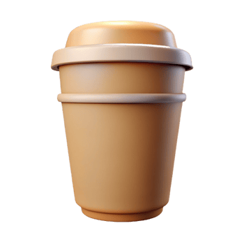 captivating standout Single-weight stroke outline of a coffee cup. Flat color, minimal with Scalable Design. png