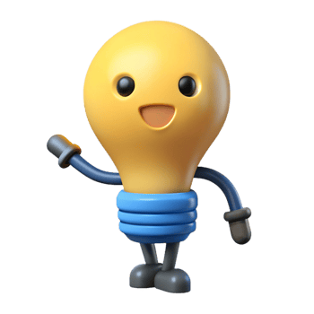 stunning standout Lightbulb character with a simple filament. Clean lines, scalable, flat color with Scalable Design. png