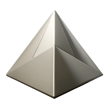 rare coastal Geometric silhouette of a pyramid. Symmetrical, scalable, minimal design with Scalable Design. museum quality png
