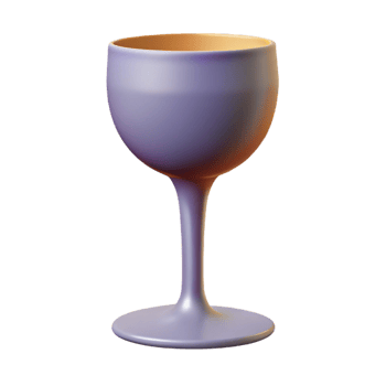 coveted nordic Silhouette of a wine glass. Clean lines, flat color, with Scalable Design. top-tier png