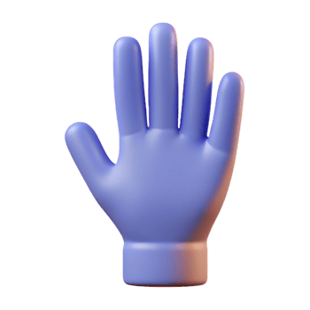 pristine futuristic Clean lines define a hand silhouette. Flat color, minimal design, with Scalable Design. perfect clarity png
