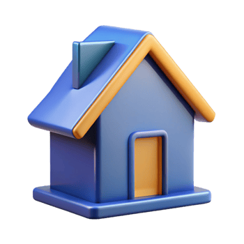 acclaimed victorian Stylized house icon with a triangular roof. Crisp edges, flat color with Scalable Design. sharp png