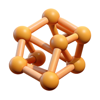 distinctive tropical Scalable, abstract shape formed by connected dots. Single-weight stroke with Scalable Design. high resolution png
