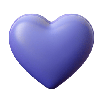 enchanting ethereal retro Symmetrical silhouette of a heart. Crisp edges, flat color with Scalable Design. premium png