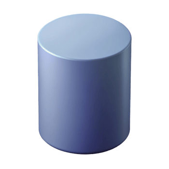 wonderful unparalleled Geometric silhouette of a cylinder. Clean lines, with Scalable Design. png