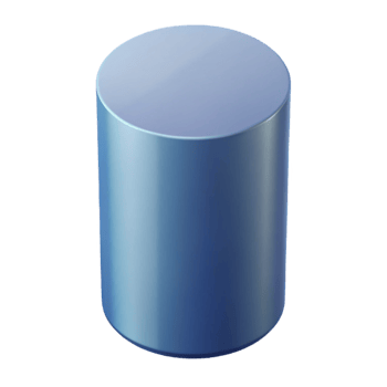 splendid classic Geometric silhouette of a cylinder. Clean lines, with Scalable Design. refined png