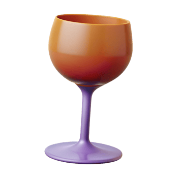iconic industrial Clean lines silhouette of a wine glass. Flat color, crisp edges with Scalable Design. high quality png