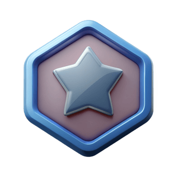 enchanting reflective surreal Intertwined pentagons, single-weight stroke, minimal, geometric with Scalable Design. impeccable png
