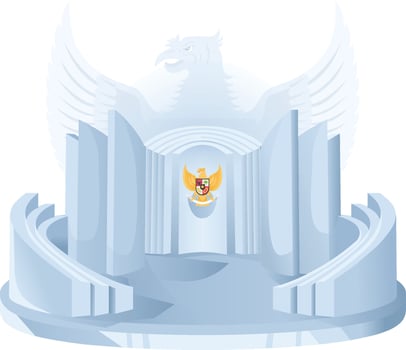 Indonesian Heroes Monument vector