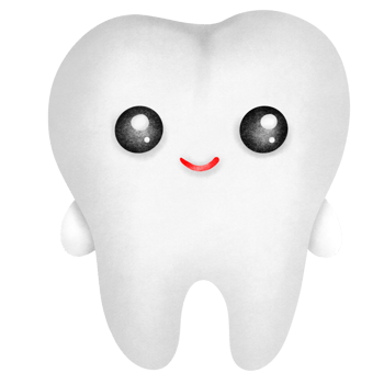 Cute teeth cartoon png