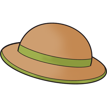 The illustration of a camping hat png