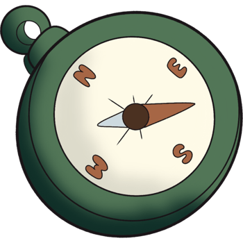 The illustration of a compass png
