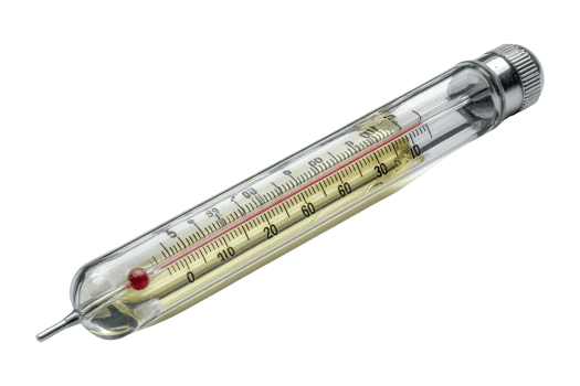 Studio image isolated thermometer png