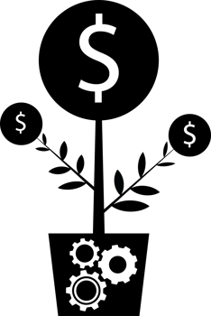 money tree illustration icon png