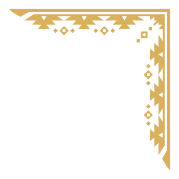 Ornamental design element with tribal corner vintage abstract motif. png
