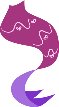 Elegance mermaid tail png