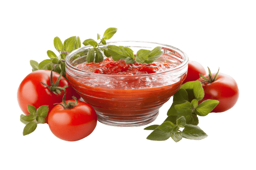 Preparing fresh tomato sauce at home png