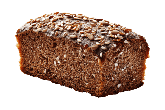 Baking whole grain bread a cozy close-up png