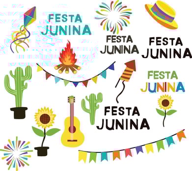 Festa junina festival vector