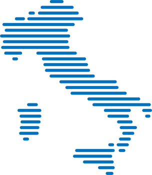 horizontal line drawing of italy map. png