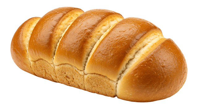 Freshly Cooked Bread Loaf Isolated on Transparent png