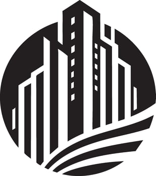 Logo of Modern Cityscape Design and Urban Development Representation vector