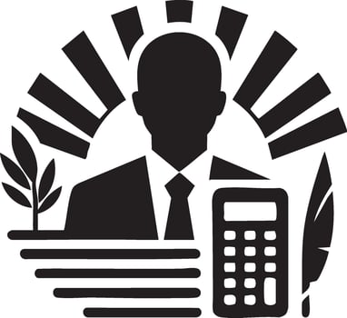 Logo of Financial Accounting Professional Consulting Services For Businesses vector