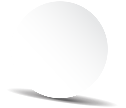 Realistic paper circle round shadow png