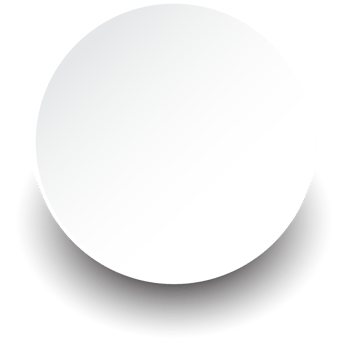 White realistic paper round shadow png