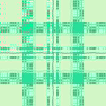 Digital tartan texture, a cool mint green plaid pattern. Ideal for backgrounds, textiles, or graphic design, conveying a rustic or retro aesthetic. vector
