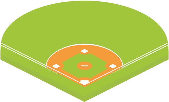 sports diamond base design vector